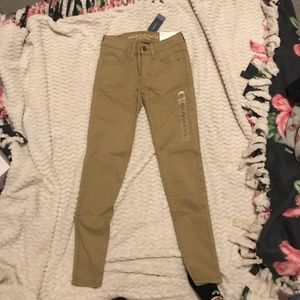 american eagle khaki jeans